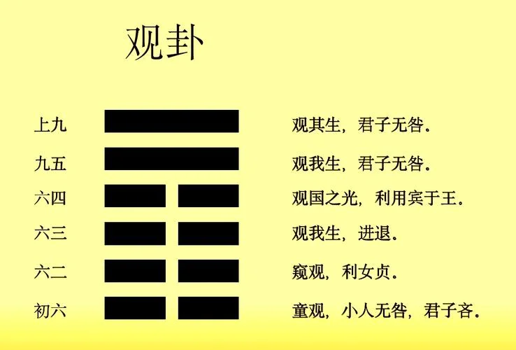 出自周易观卦的是-周易观卦出自