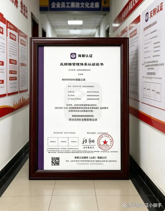 反贿赂管理体系认证证书查询-反贿赂体系证书查询