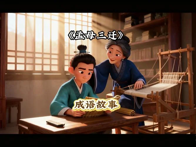 历史小故事孟母三迁_1