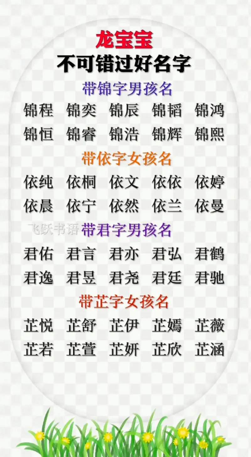 2024年龙宝宝起名用航_2