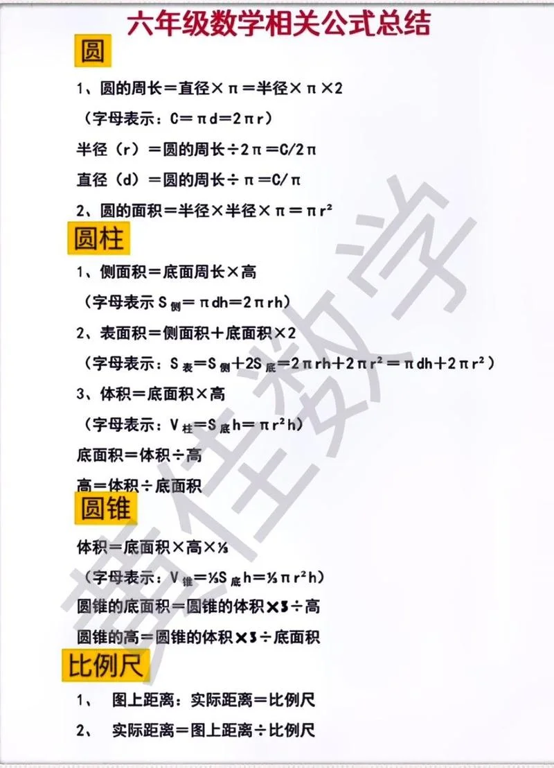 圆柱体体积计算公式如下-圆柱体体积计算公式