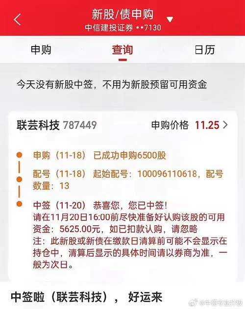 新股申购后如何查中签-新股中签查询指南