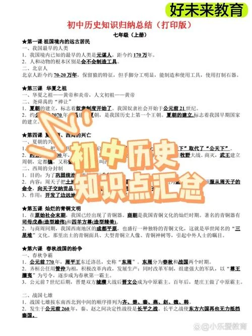初三历史重点_1