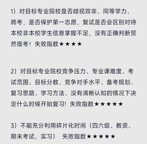 英语专业考研误区-英语考研常见误区