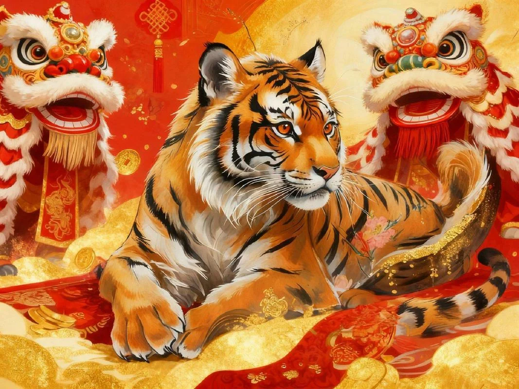 龙年遇虎年的运势_1