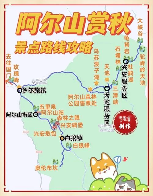 阿尔山一日游景点攻略-阿尔山一日游攻略