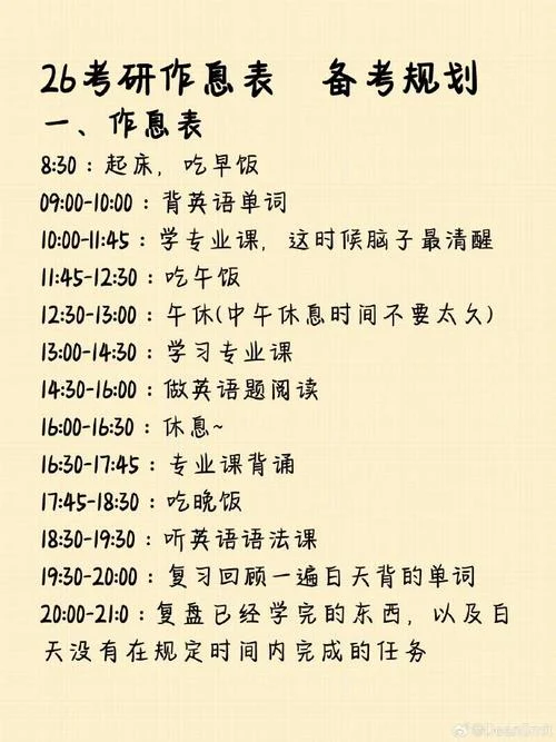 考研时间段安排_1