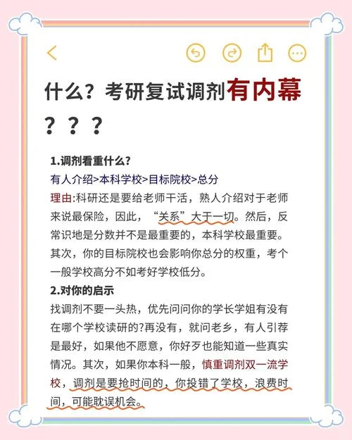 考研的调剂规则-调剂规则考研详解
