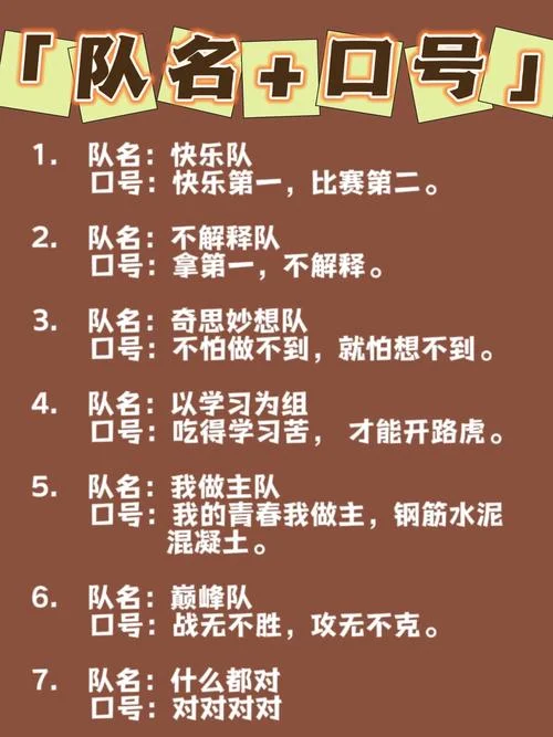 搞笑的队名叫什么好_1
