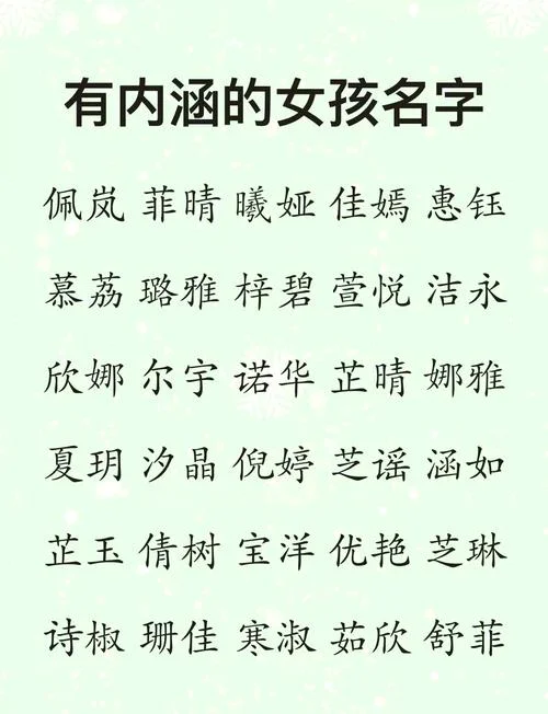 2020年女孩起名字_2