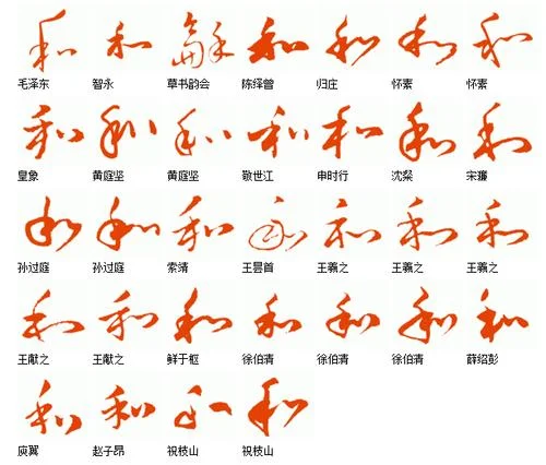 和的符号该怎么写_1