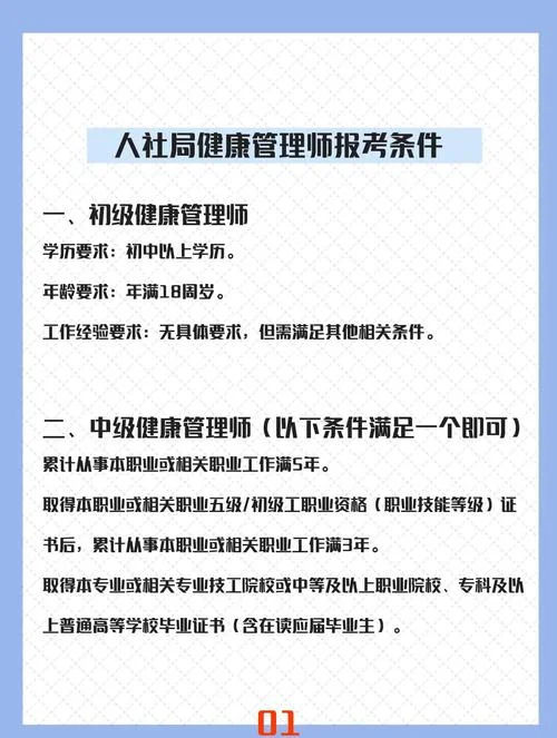 全国健康管理师报名条件_1
