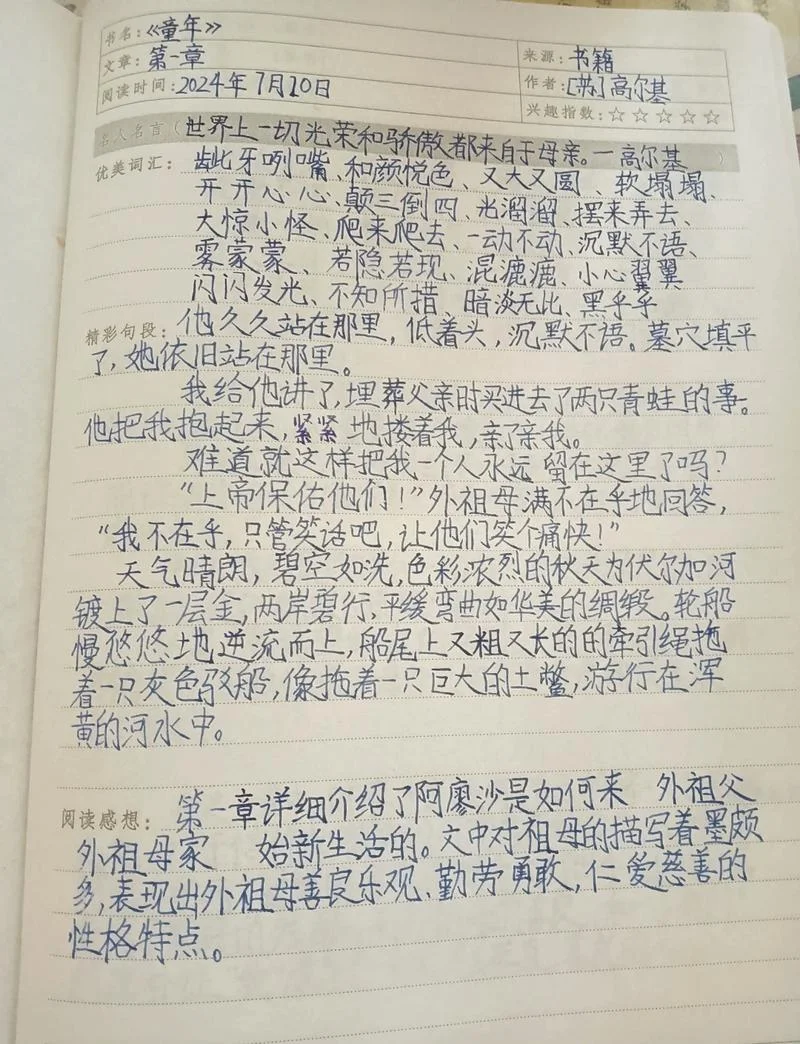在人间读书笔记500字_1