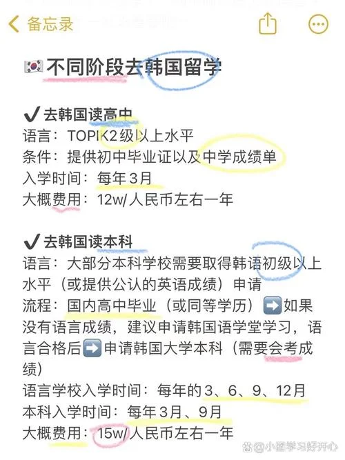 韩国留学申请书模板_1