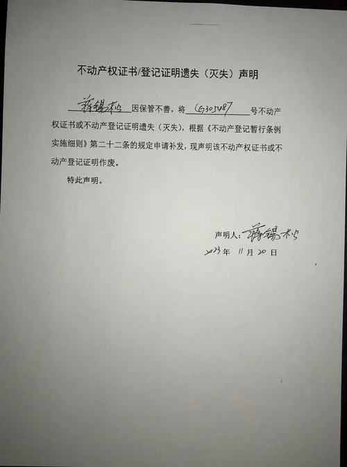 遗失声明怎么写_1