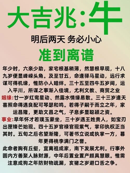 属牛的人明年运势_1