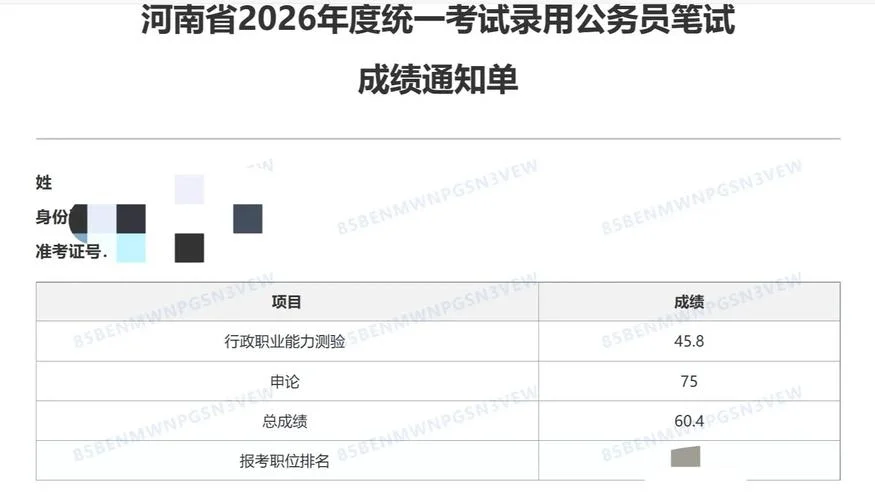 河南省公务员考试成绩怎么算的_2