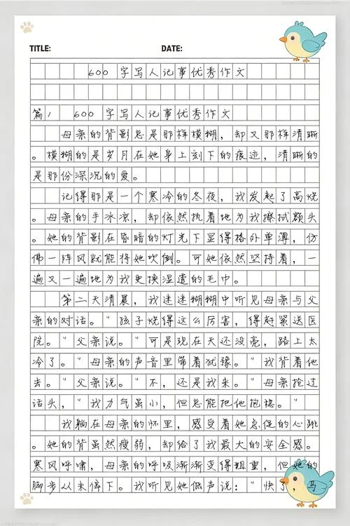 写人600字作文_2