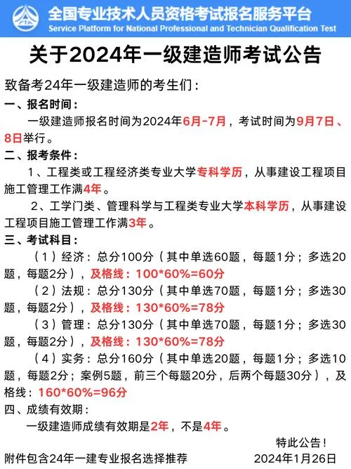 国家1级建造师报名时间及考试时间_1