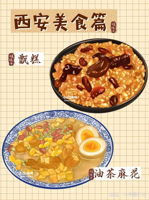 榆林特色美食怎么画_1