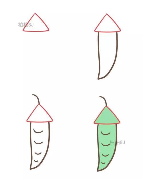 三角形图片简笔画50种_2
