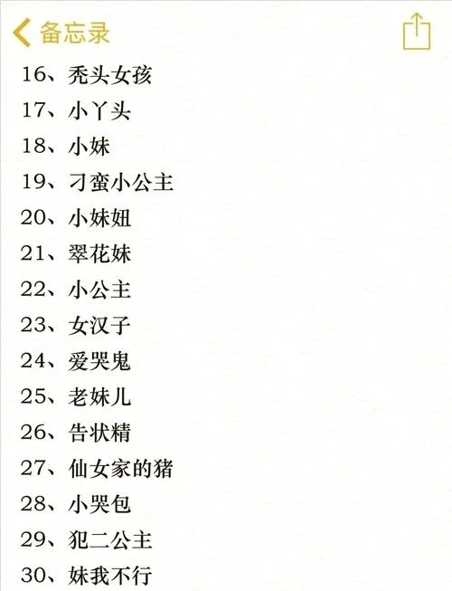 女朋友外号叫什么最好_2