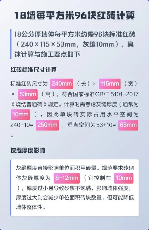 砌18墙一平方要多少砖_2
