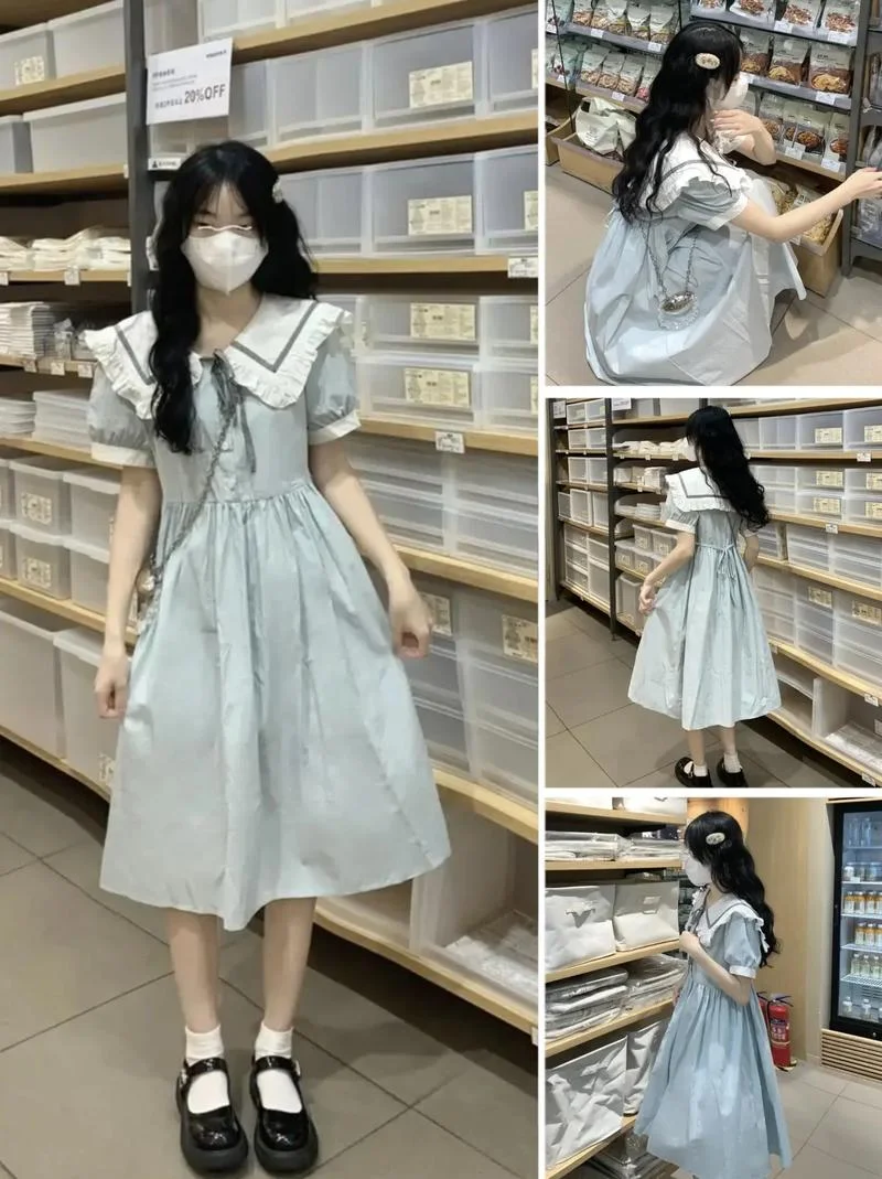 中学生夏装女裙_2