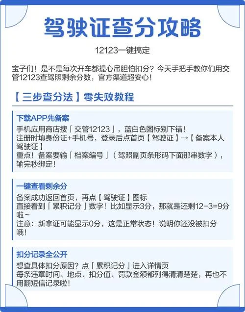 12123查询成绩的步骤-