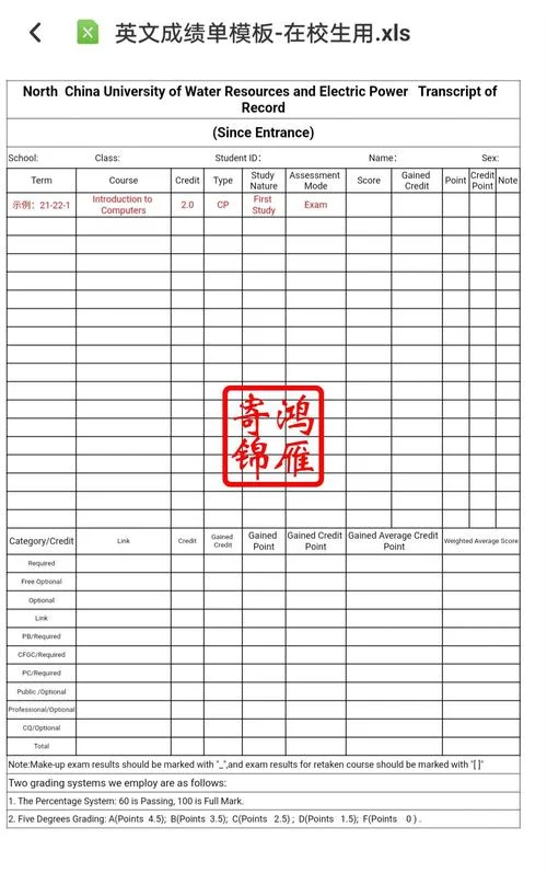 出国留学公证成绩单_2