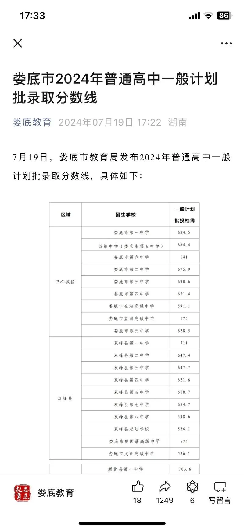 娄底中招网成绩查询_2