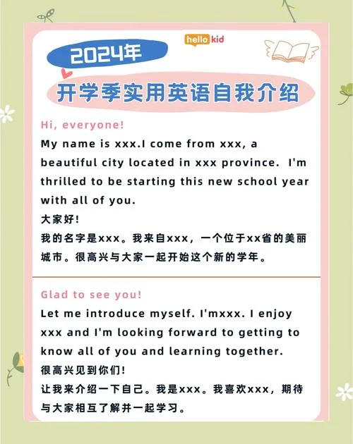 英语简介格式-英语简介格式