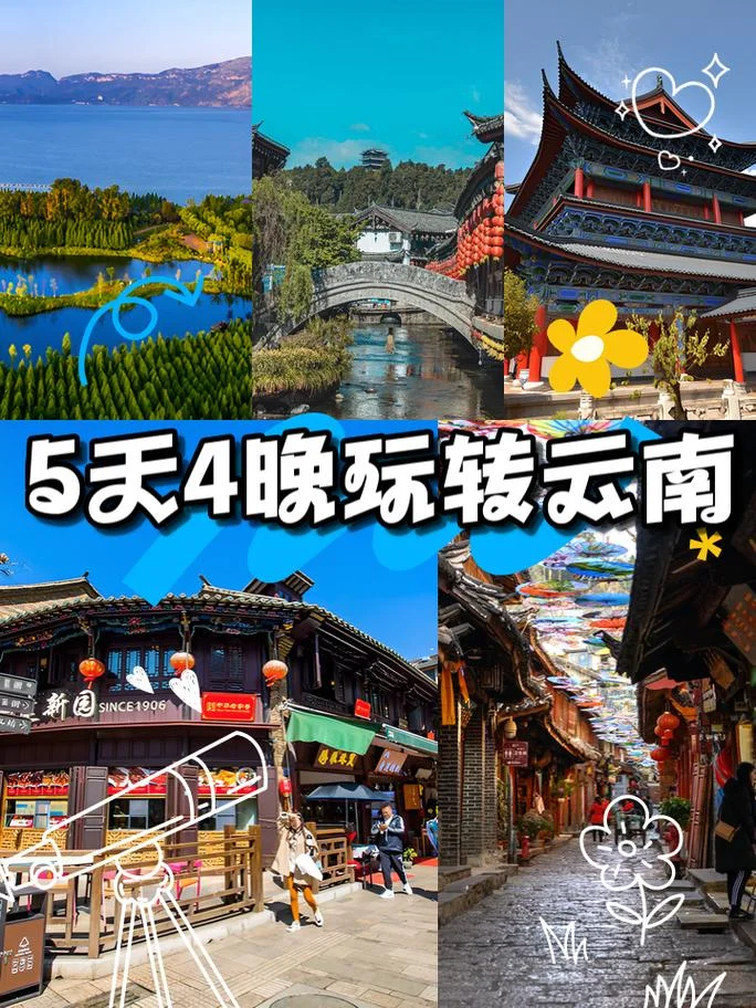 云南二人五日游-云南五日游