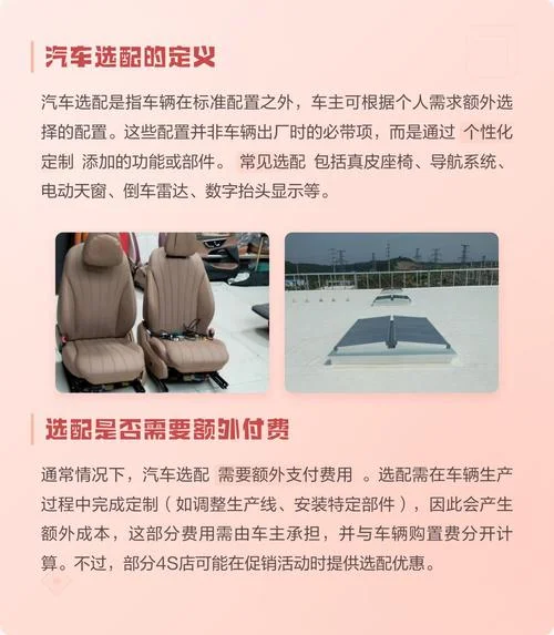 汽车选配是什么意思_2