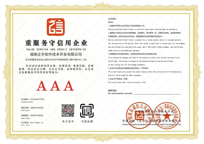 高新软件企业认证_2