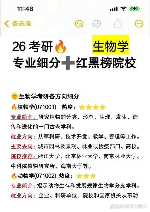 生物科学专业考研考哪个大学比较好-生物科学考研首选名校