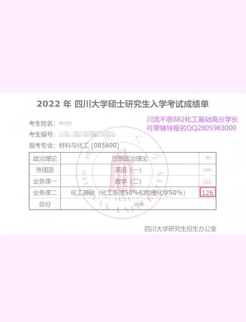 四川大学历年考研成绩-川大历年考研成绩