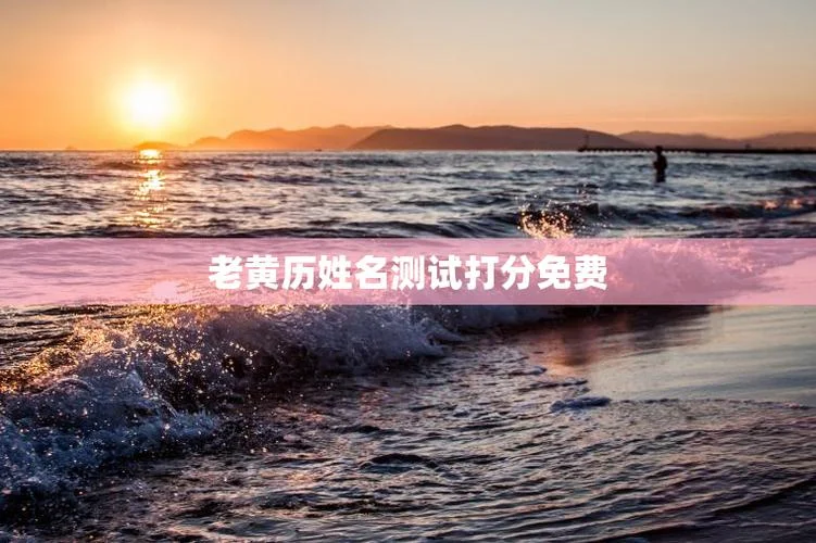 老黄历起名字打分_1