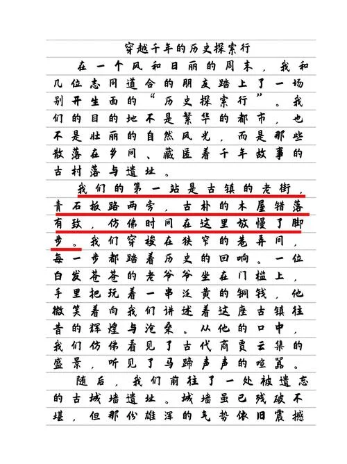 有关历史的作文-历史题材作文