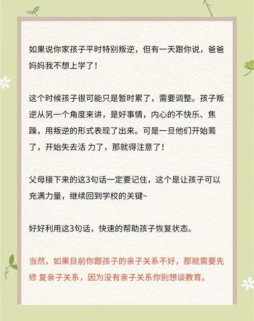 孩子叛逆讲道理听不进去怎么办-孩子叛逆讲道理不听