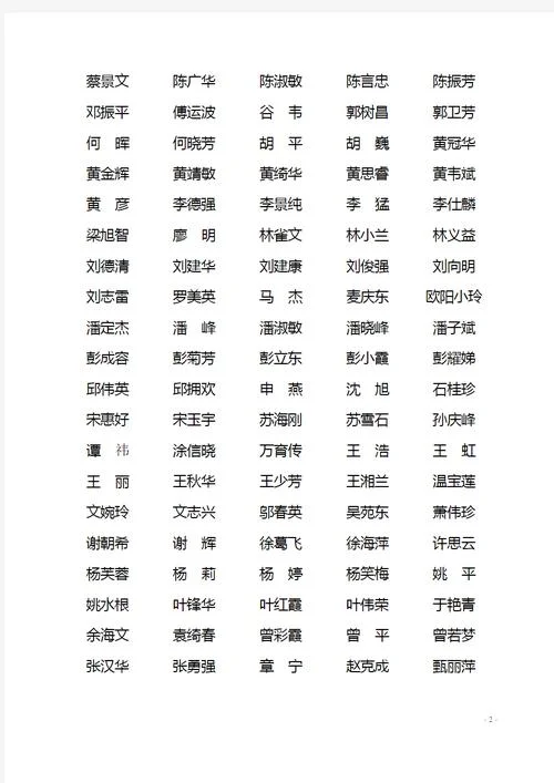 甘肃一建合格人员名单_1