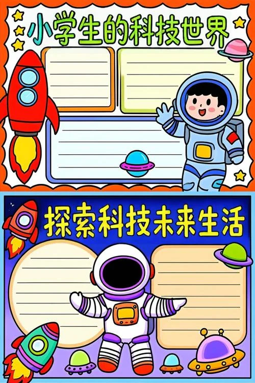 小学科技手抄报三年级_1