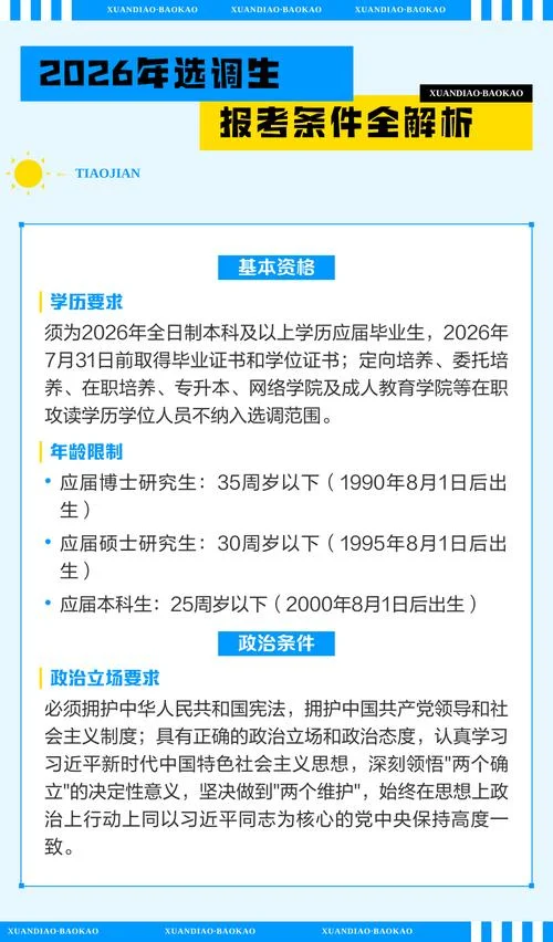 天津选调生报考条件_1