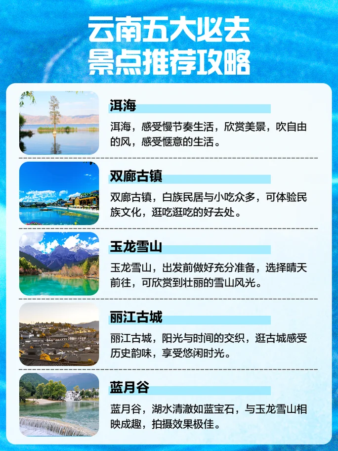 云南哪里好玩的景点攻略-云南必玩景点推荐
