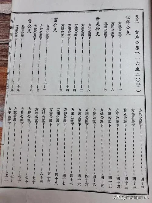山东洼陡徐姓家谱历史-山东洼陡徐氏家谱