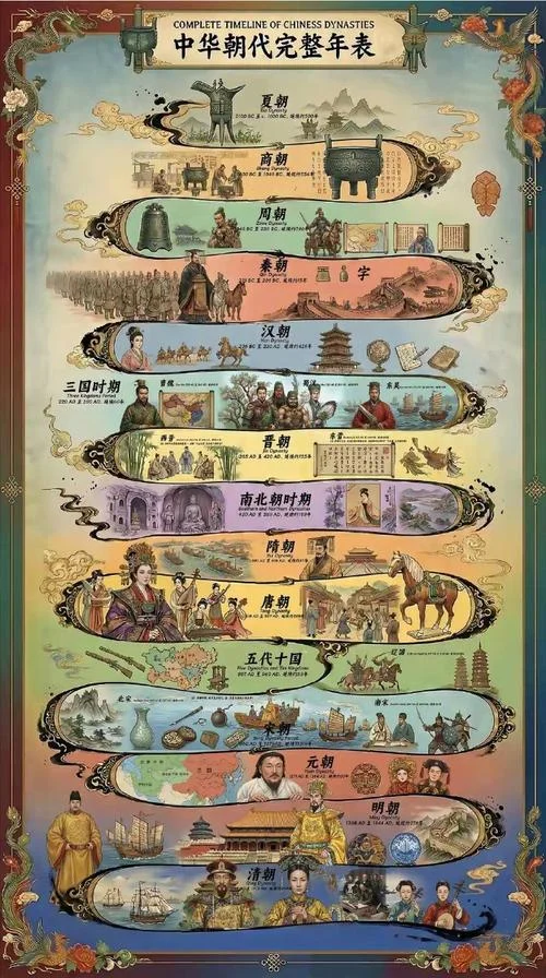 中国历史朝代英文-Chinese Dynasties