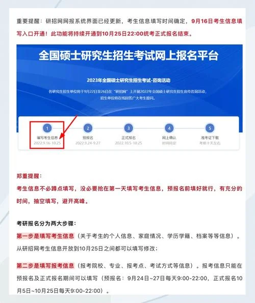 考研预报名过程-考研预报名流程
