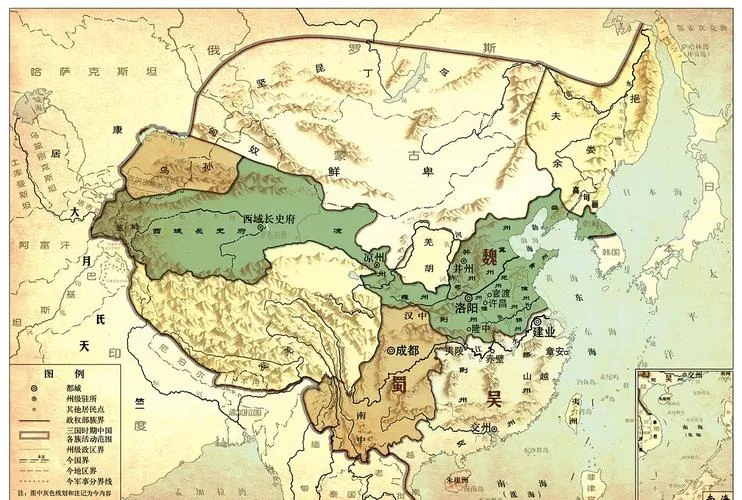 中国历史地图集高清jpg_2