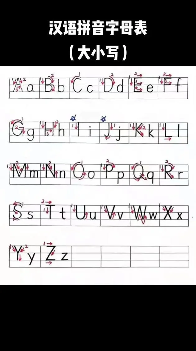 儿女拼音字母怎么写_1