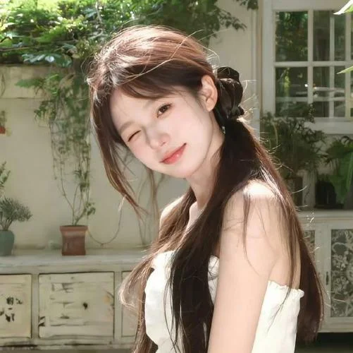 美女真人照片微信头像_2